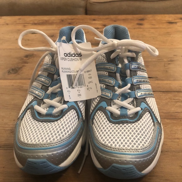 adidas Shoes - NWT Adidas Light Blue Viper Cushion Running Shoe, Size 6